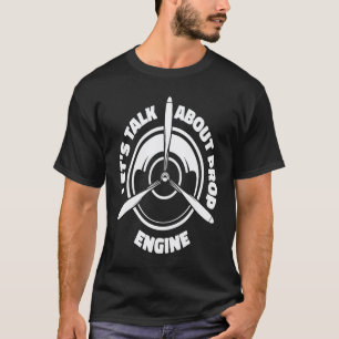 Triebwerkstechniker für Propeller Flugzeugmechanik T-Shirt