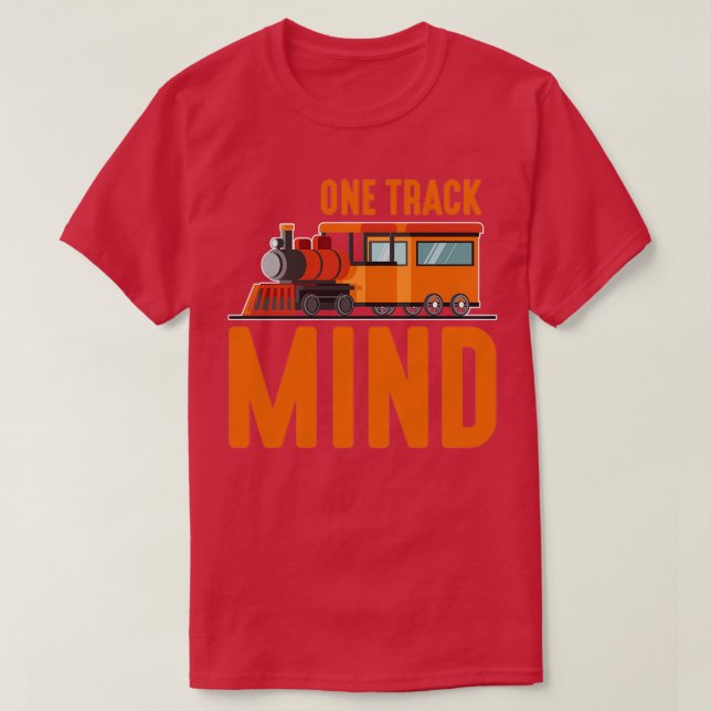 Triebzug Lover Lokomotive Dampf Motor T-Shirt (Design vorne)