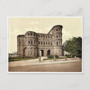 Trier (Treves), Porta Nigra (Schwarzes Tor), Mosel Postkarte