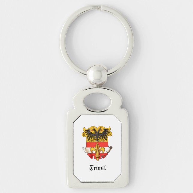 Triest Kaiserliche Wappen 1467-1919 Schlüsselanhänger (Vorderseite)