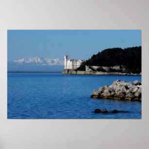 Triest miramare Plakat