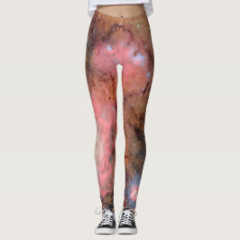 Trifid and Lagoon Nebulae Leggings