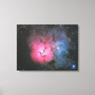 Trifid Nebel (M 20) - MittelCanvas Print Leinwanddruck