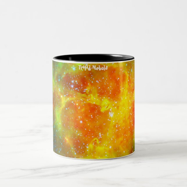 Trifid Nebula Zweifarbige Tasse (Mittel)