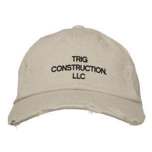 Trig Construction, LLC Hat Bestickte Kappe