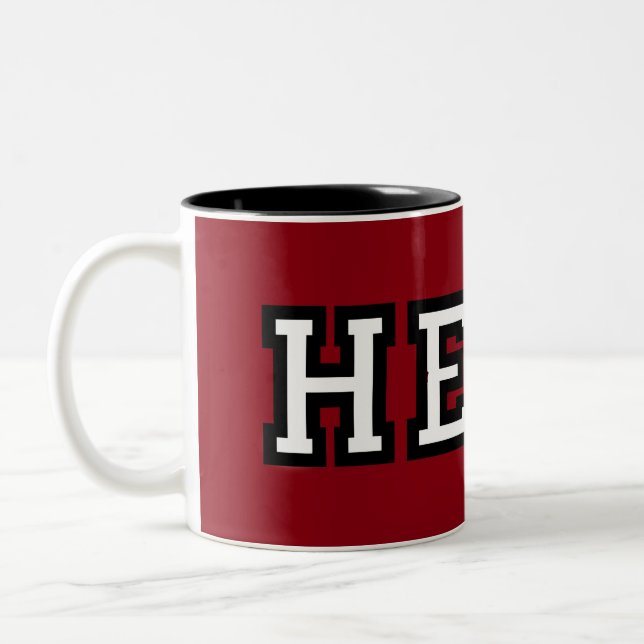 Trigedasleng Tasse: Heda (Kommandant) Zweifarbige Tasse (Links)