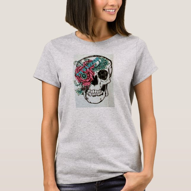 Trigeminalneuralgia-Bewusstseins-T - Shirt (Vorderseite)