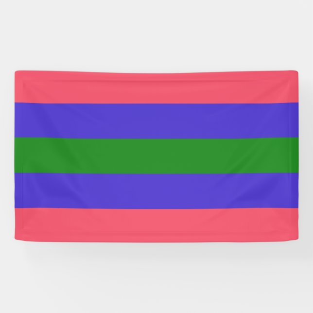 Trigender Pride Banner (Horizontal)
