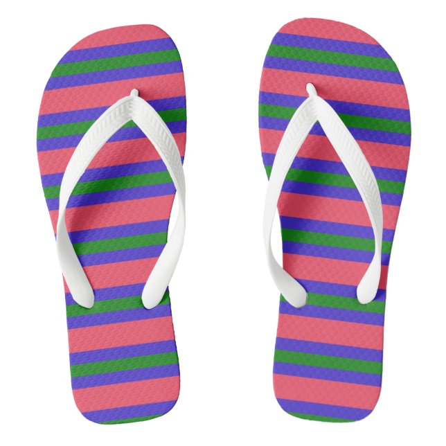 Trigender Stolz Flip Flops (Fußbett)