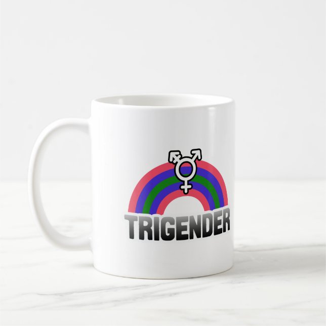 Trigender Stolz Kaffeetasse (Links)