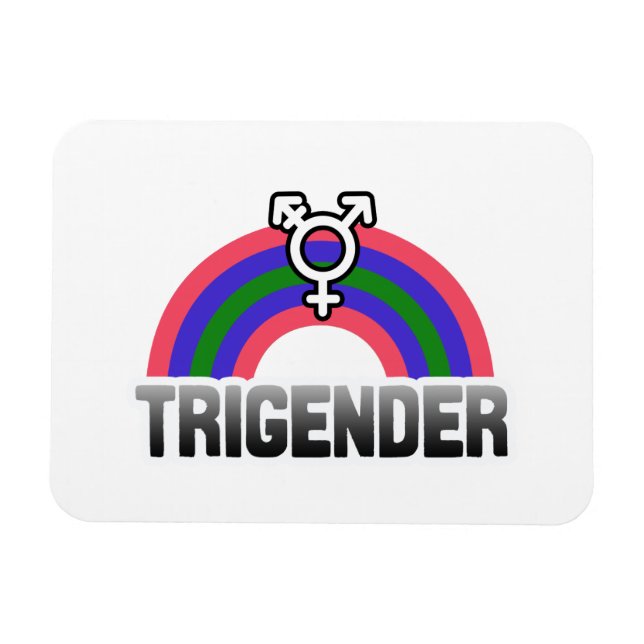 Trigender Stolz Magnet (Horizontal)