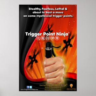 Trigger Point Ninja® 1 Blatt Poster