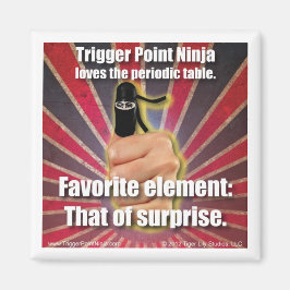Trigger Point Ninja ® Periodische Tabelle Magnet
