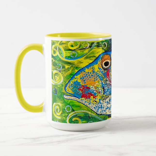 Trigger Tasse Gelb (Links)