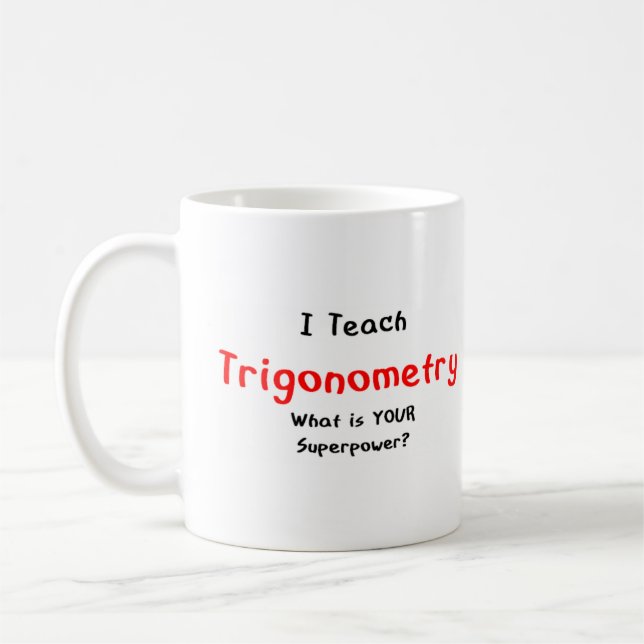 Trigonometrie-Lehre Kaffeetasse (Links)