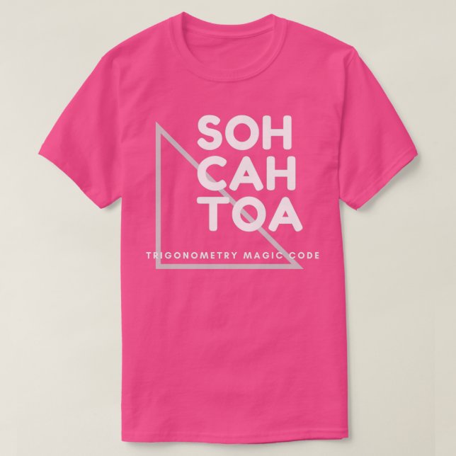 Trigonometrie-Magic-Code T-Shirt (Design vorne)