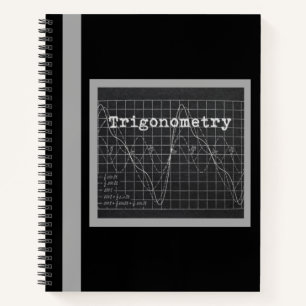 TRIGONOMETRIEANLAGEN (SCHWARZ) - NOTEBOOK NOTIZBUCH