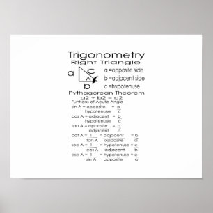Trigonometry Poster