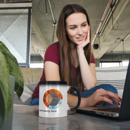 Trigramm und chinesische Uhr individuell anpassbar Verwandlungstasse