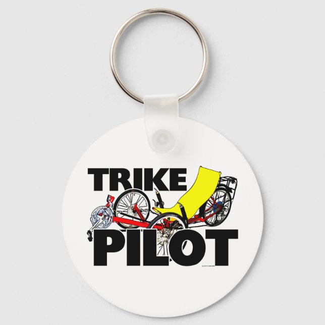 Trike Pilot Schlüsselanhänger (Vorderseite)