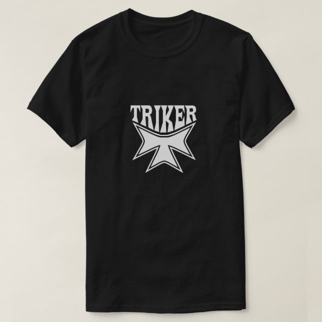 Trike-Symbol-Trike Motorrad 3 Rad T-Shirt (Design vorne)