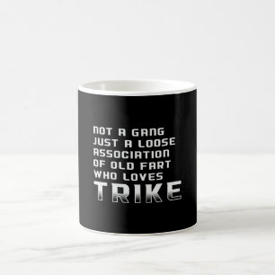 Triker Motorrad Trikers Motorrad Funny Retro Kaffeetasse