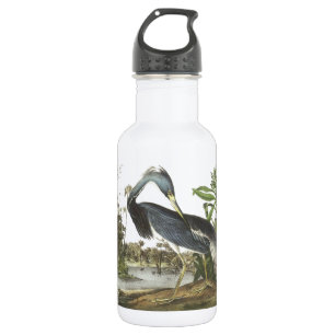 Trikolore Heron von Audubon Trinkflasche