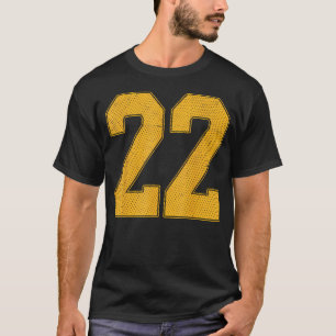 Trikot mit der Nummer 22 für Sportmannschaften T-Shirt