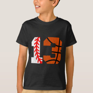 Trikot mit Skelett Nummer 13 verkaufen Lustiges 13 T-Shirt