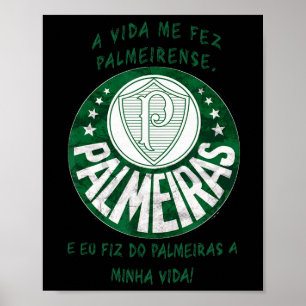 Trikot Palmeiras Brasil Fußball Poster