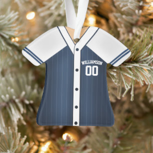 Trikotfarben Personalisiertes Baseball-Trikot Ornament