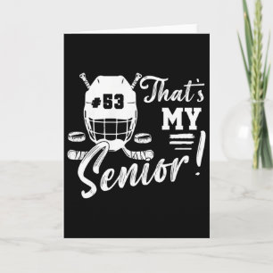 Trikotnummer 53 Hockey-Mama Das ist mein Senior-Ho Karte
