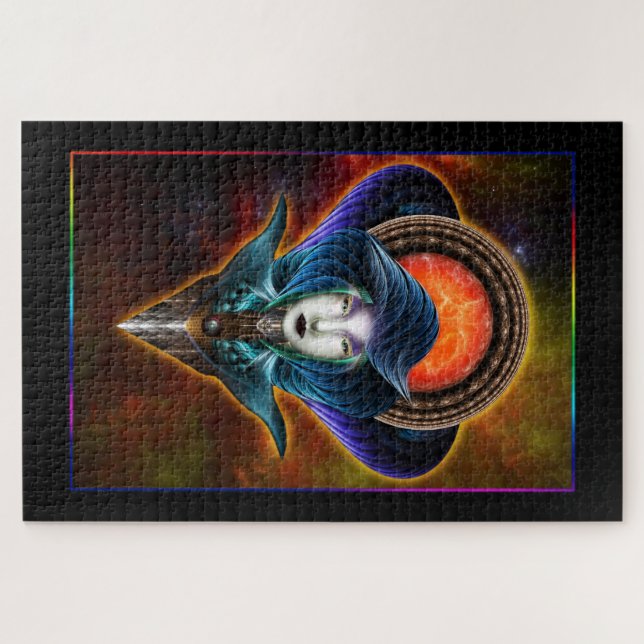 Trilia Red Nebula Portrait (Horizontal)