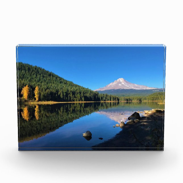 Trillium Lake, OR Fotoblock (Vorderseite)