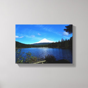 Trillium Lake, OR Leinwanddruck