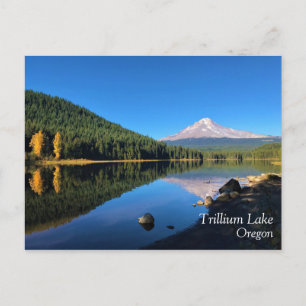 Trillium Lake, Oregon Postkarte