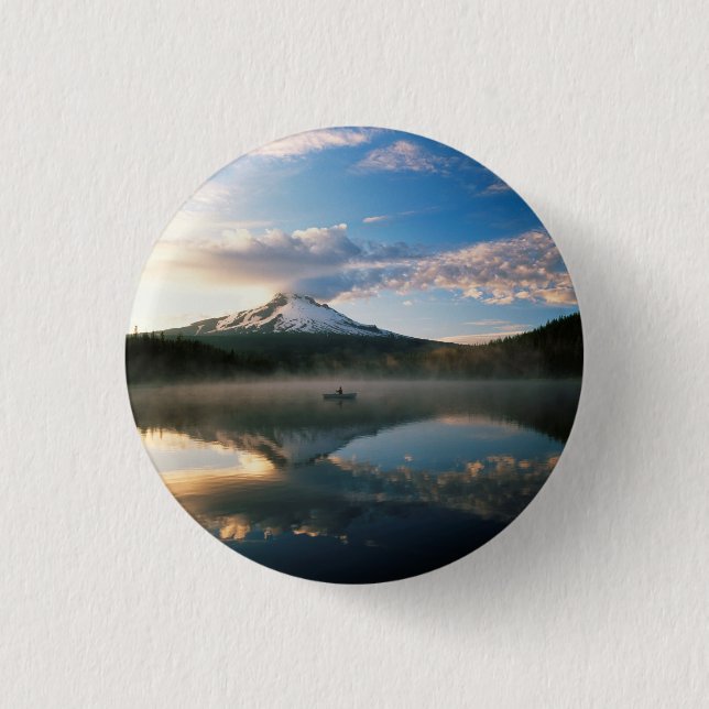 Trillium-See| Nationalwald des Mount Hood, ODER Button (Vorderseite)