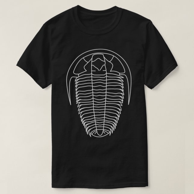 Trilobite Fossil Geology Teacher Student Geologin T-Shirt (Design vorne)