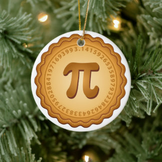 Trimmen Sie den Baum mit Pi Keramik Ornament