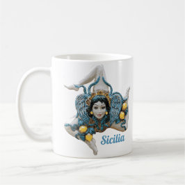 Trinacria of Sicily Three Legged symbol Sicilia Kaffeetasse