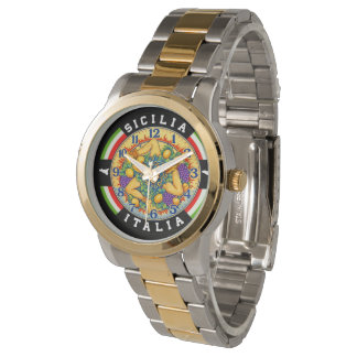 Trinacria Sicilia Italia  Armbanduhr