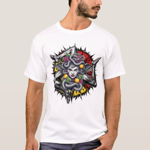 Trinacria sizilianisches Tattoo-Design T-Shirt