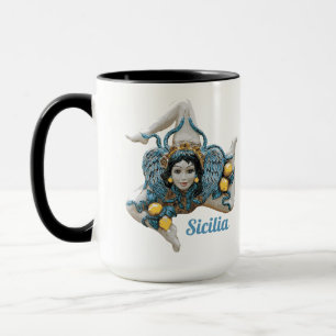 Trinacria Sizilien Drei Legende Sizilien Tasse
