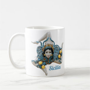 Trinacria von Sizilien Dreibeiniges Symbol Sicilia Kaffeetasse