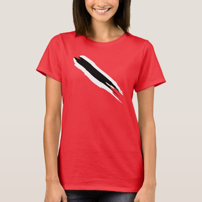 Trinbago Flaggen-T - Shirt (Frauen) (Vorderseite)