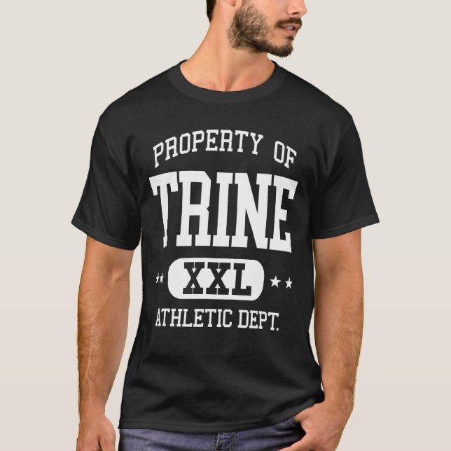 Trine Retro Athletic Property Dept T-Shirt (Vorderseite)