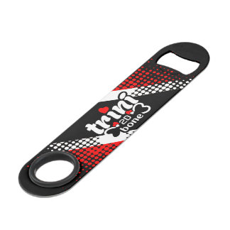 Trini 2D Bone avec Dot Motif Drapeau et votre nom