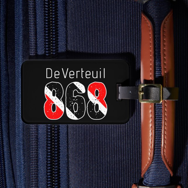 TRINI 868 SCHWARZ GEPÄCKANHÄNGER (Vorderseite Insitu 4)