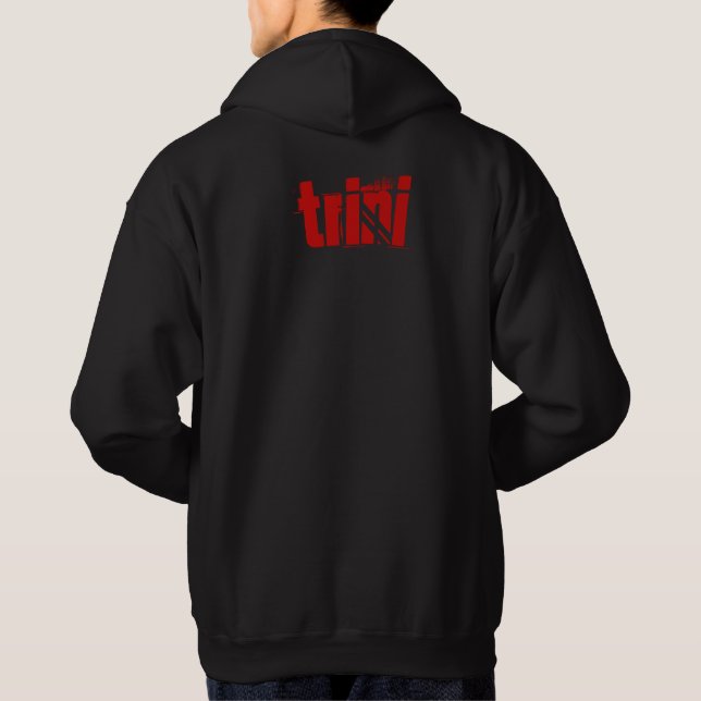 Trini Area Code Hoodie 868 (Rückseite)