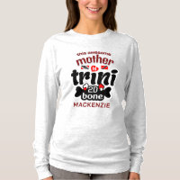 Trini bis auf die Knochen Mother DEEP RED Text